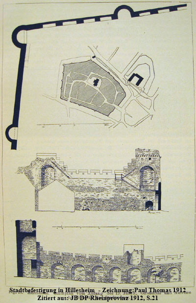 1912 Zeichnung Hillesheim ZLZ %