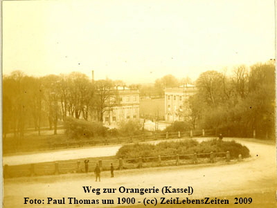 Weg zur OrangerieZLZ %